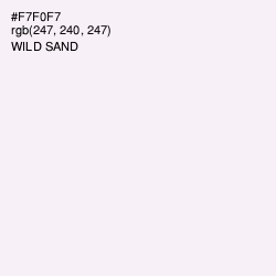 #F7F0F7 - Wild Sand Color Image